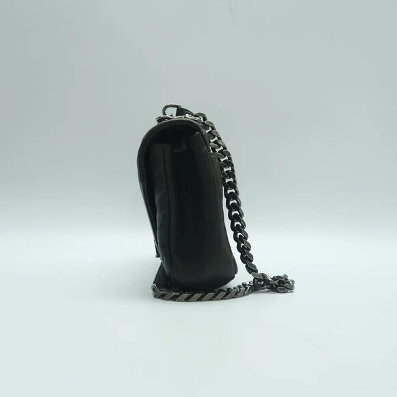 SAINT LAURENT College Black Leather Satchel 1230-032825 - Picture 3 of 12